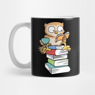 Kawaii Book Owl Tea Coffee Mug